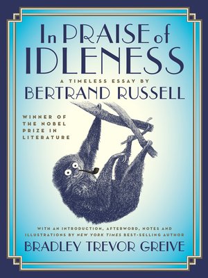 cover image of In Praise of Idleness